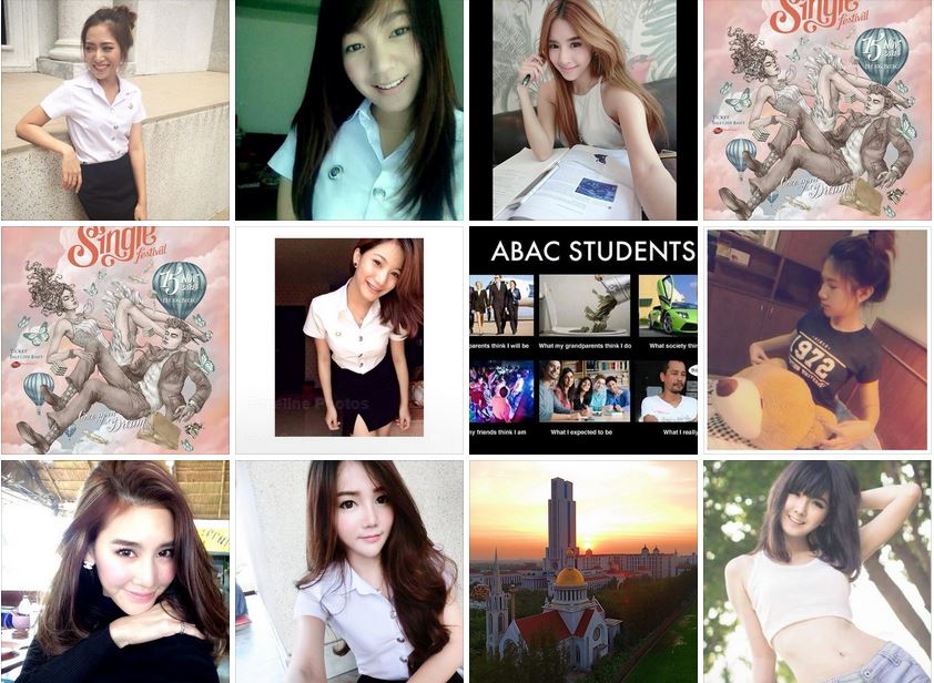 タイの可愛い大学生