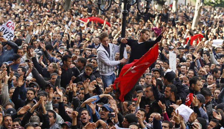 チュニジアでの革命